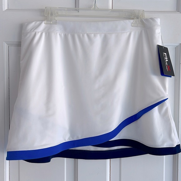 RLX Ralph Lauren Faux Wrap Stretch Golf Skort Tennis Pickleball w/ Pockets NWT L - Picture 3 of 6